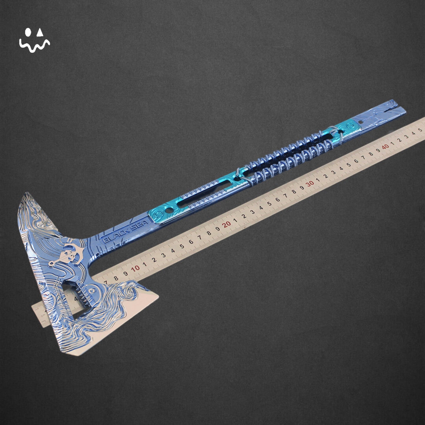 45CM/17.7" Delta Force Black Sea Tactical Axe Metal Replica