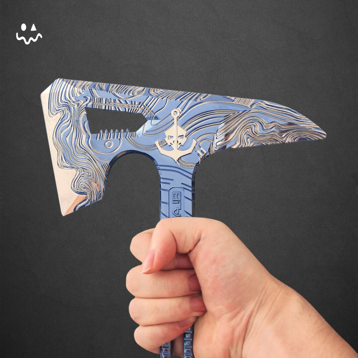 45CM/17.7" Delta Force Black Sea Tactical Axe Metal Replica