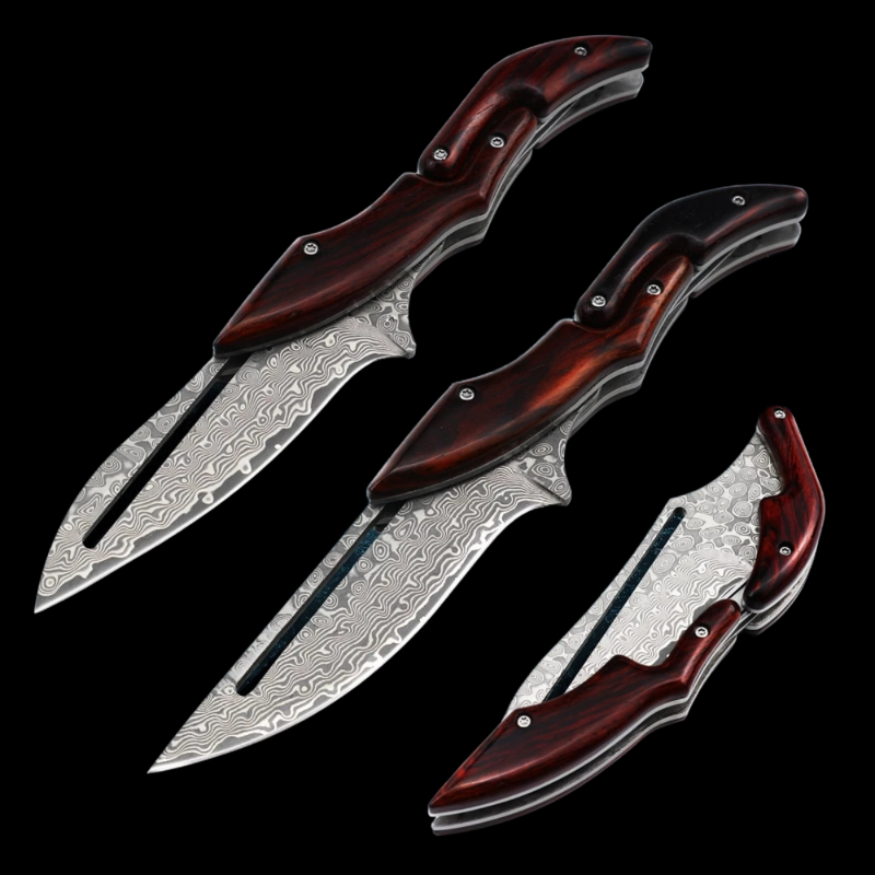 Mechanical folding knife