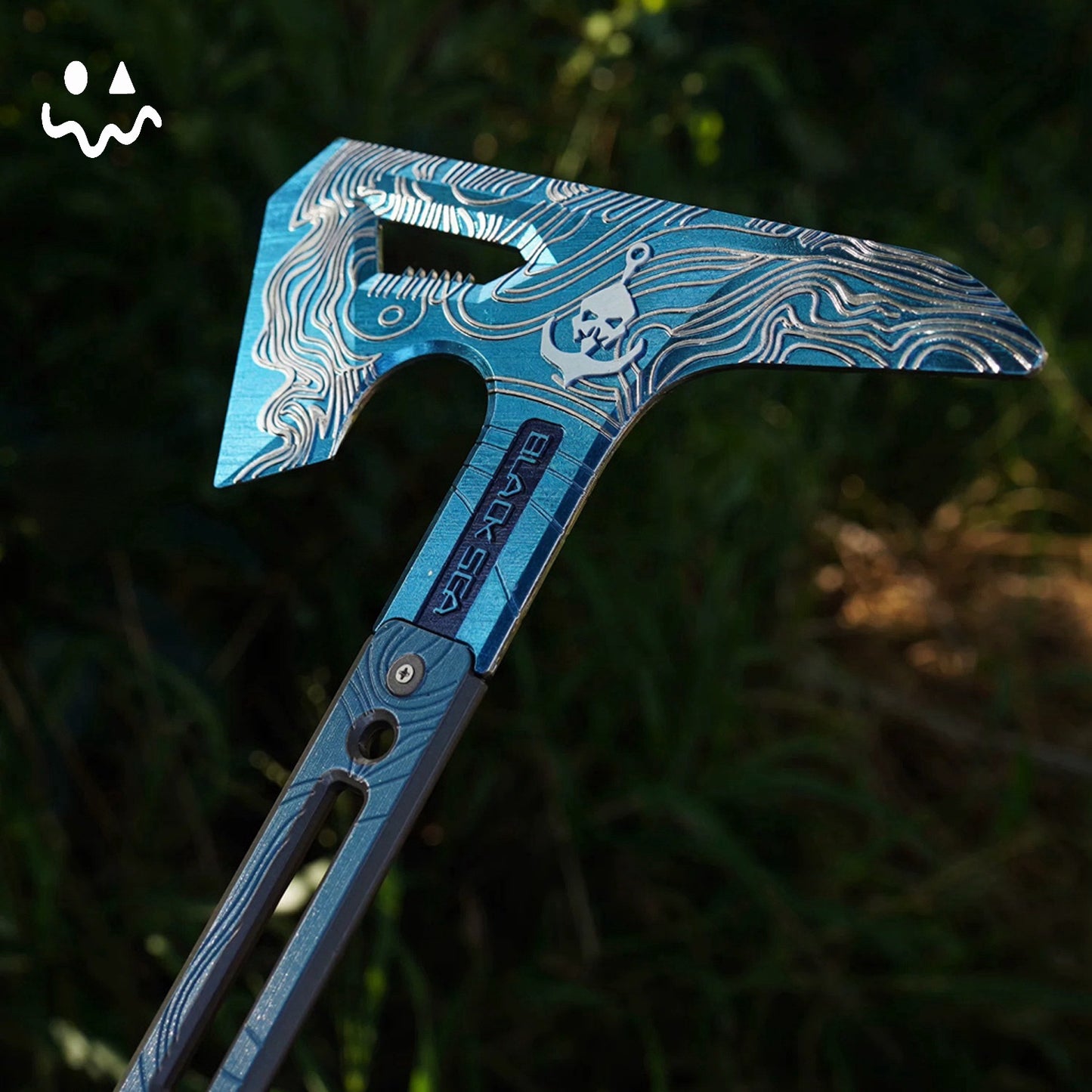 48CM/18.8" Black Sea Tactical Axe Metal Replica