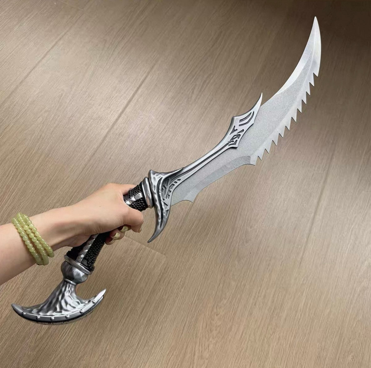 57CM/22.4" Skyrim Game Weapon New Daedric Sword Blunt Metal Replica