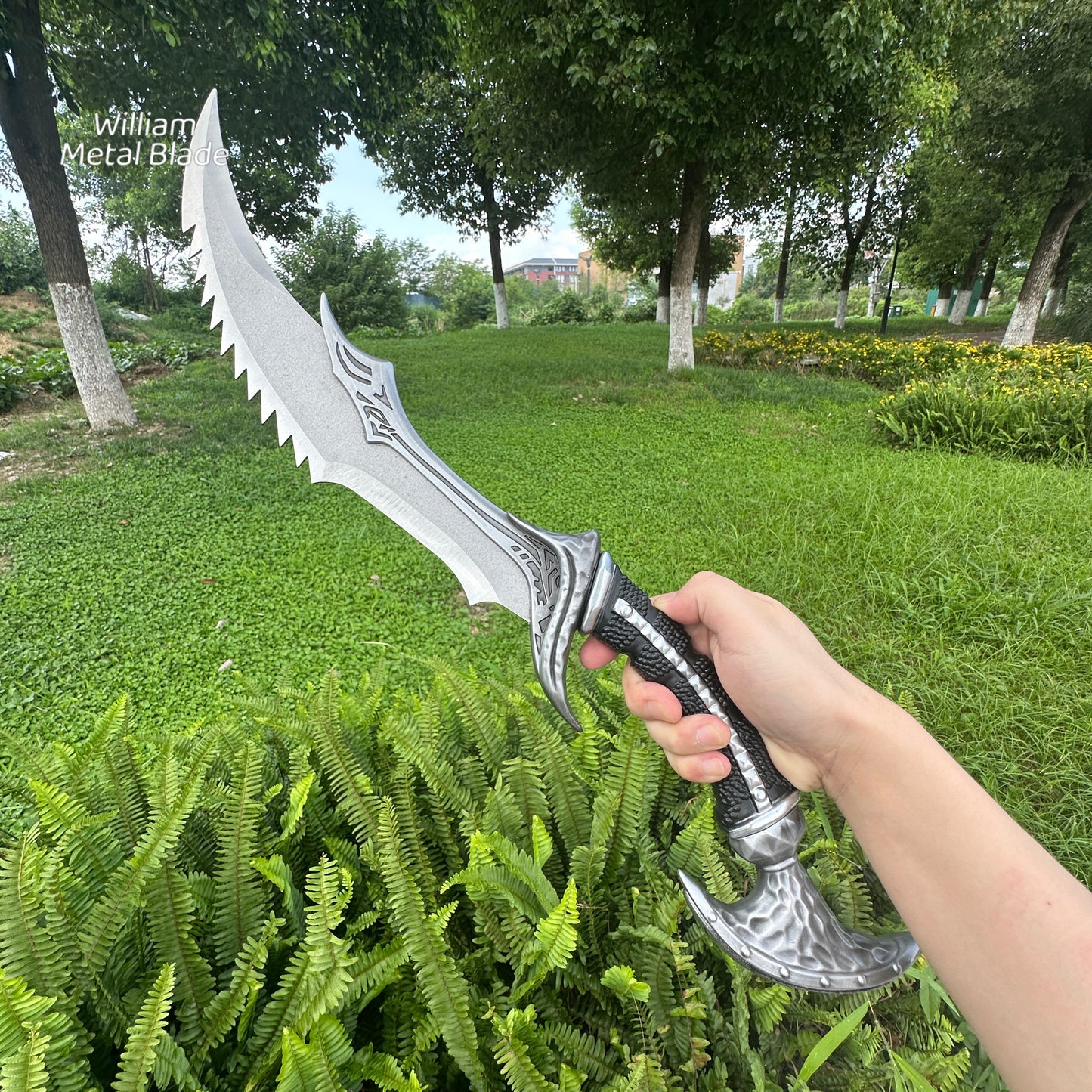 57CM/22.4" Skyrim Game Weapon New Daedric Sword Blunt Metal Replica
