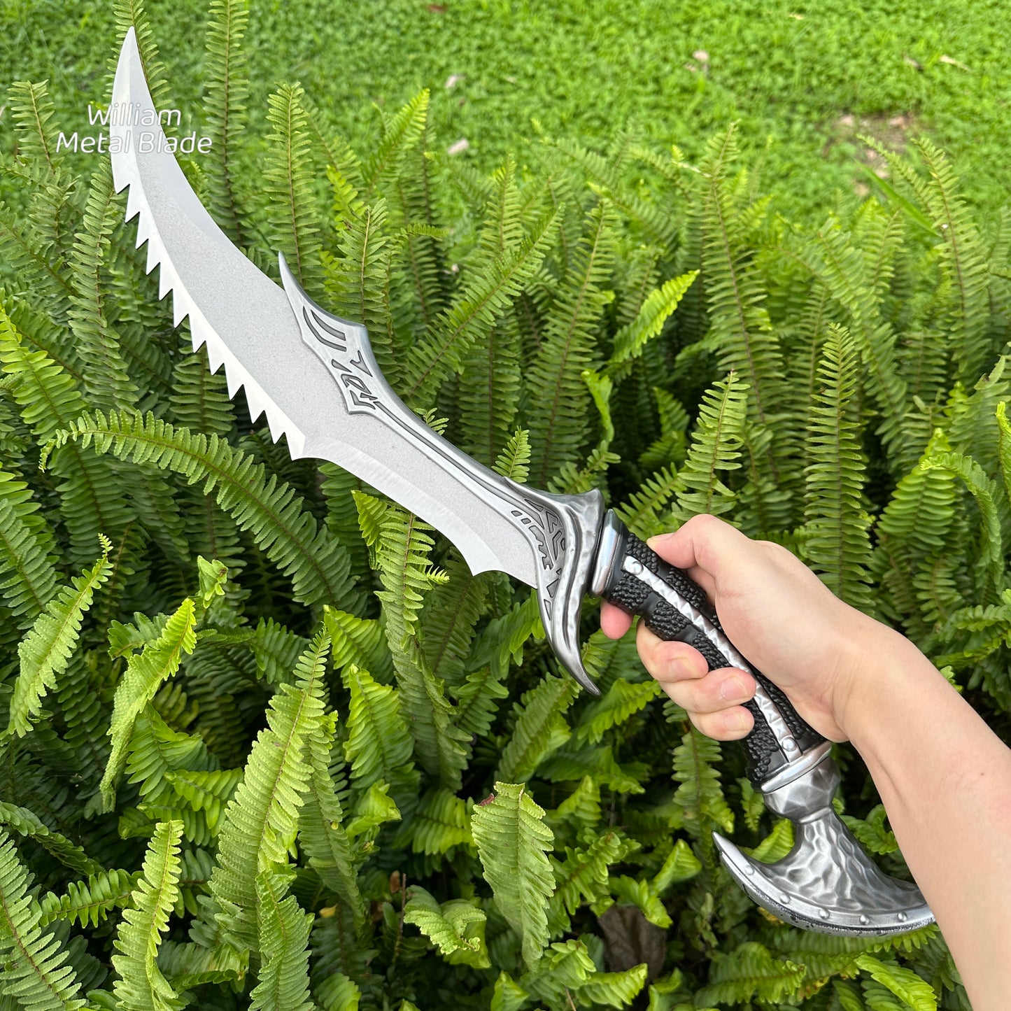 57CM/22.4" Skyrim Game Weapon New Daedric Sword Blunt Metal Replica
