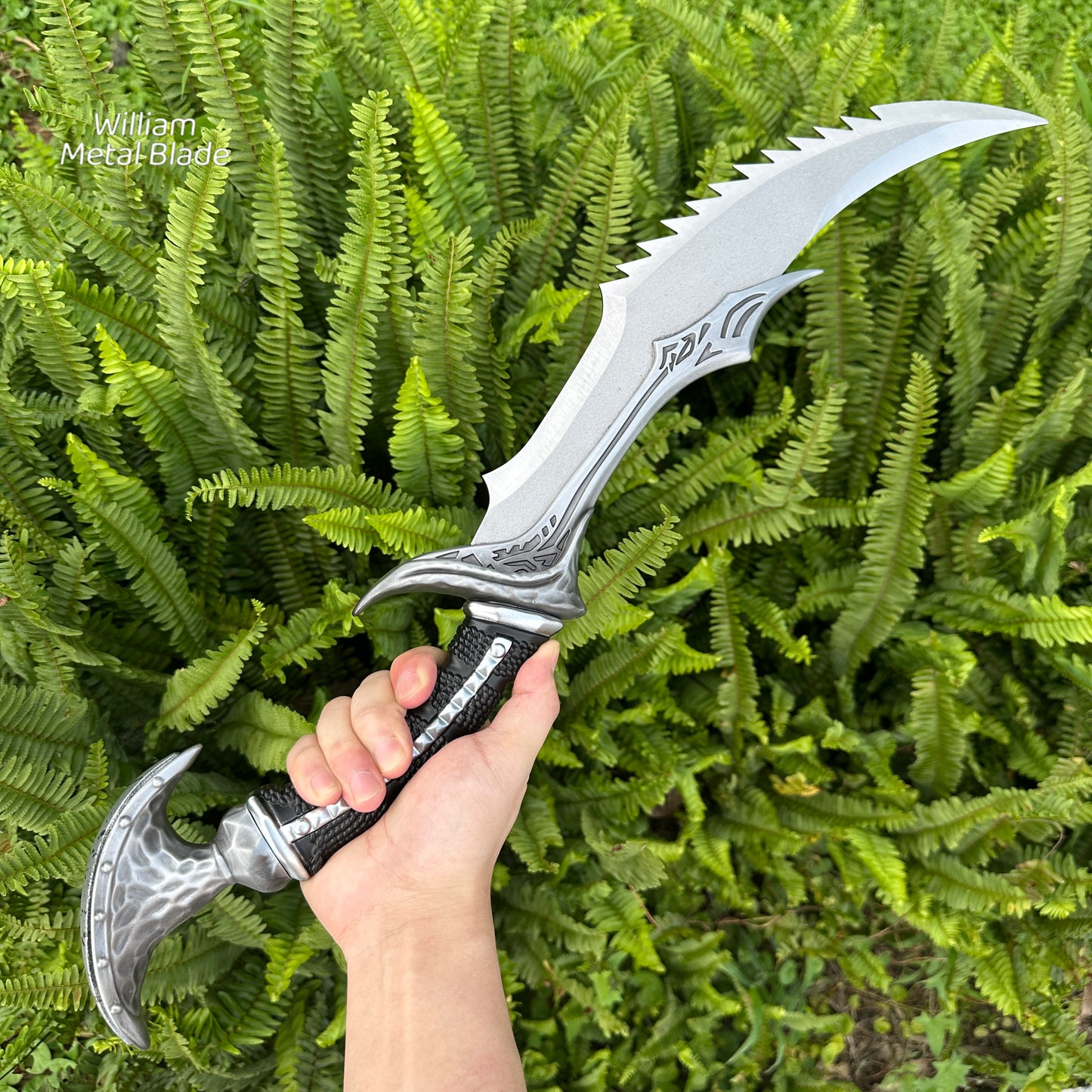 57CM/22.4" Skyrim Game Weapon New Daedric Sword Blunt Metal Replica