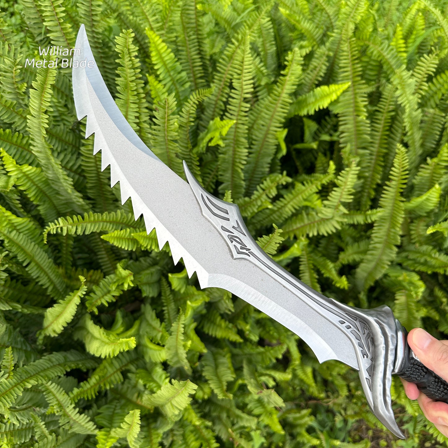 57CM/22.4" Skyrim Game Weapon New Daedric Sword Blunt Metal Replica
