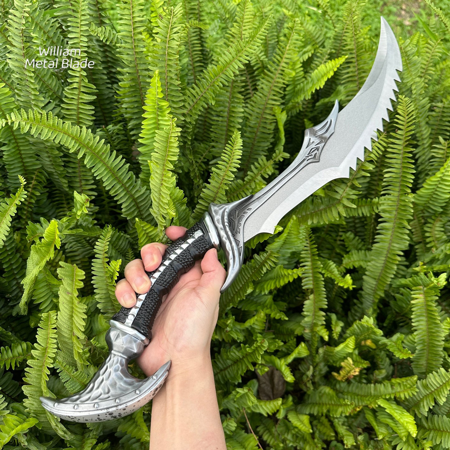 57CM/22.4" Skyrim Game Weapon New Daedric Sword Blunt Metal Replica