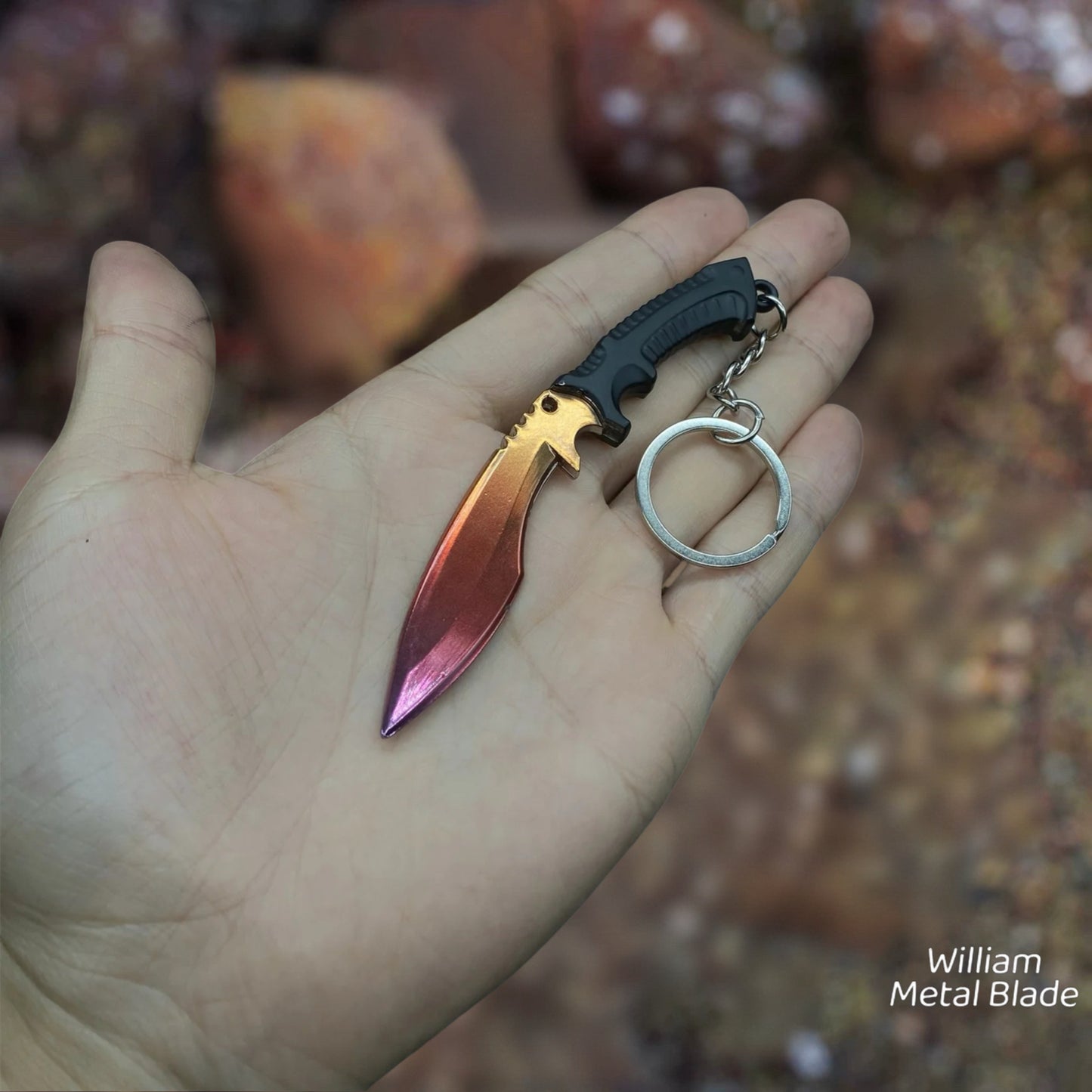 5 Optins Game Skin Mini Nepal Kukri Knives Keychains