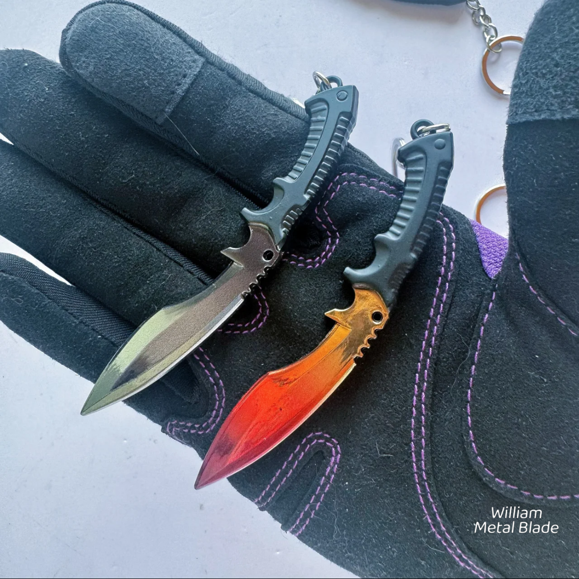 5 Optins Game Skin Mini Nepal Kukri Knives Keychains