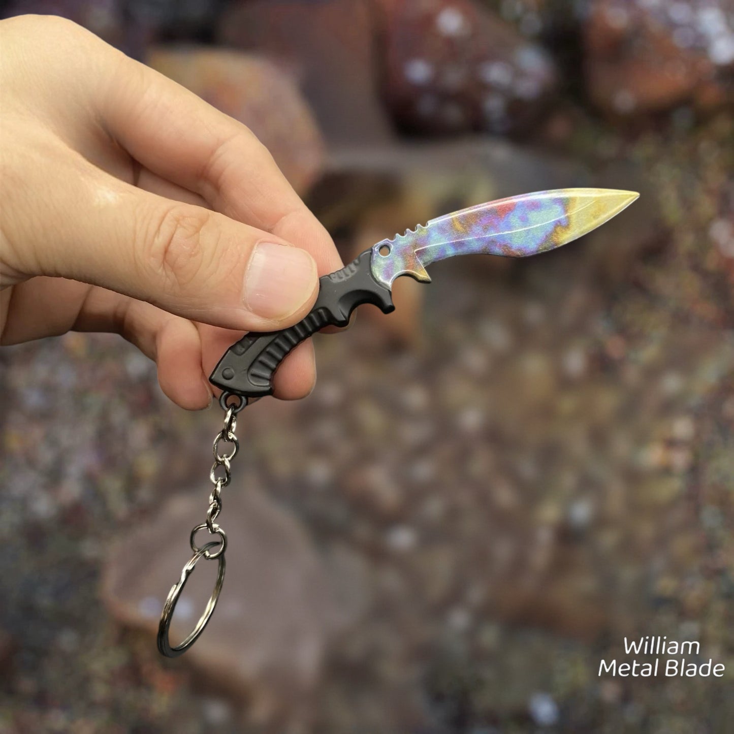 5 Optins Game Skin Mini Nepal Kukri Knives Keychains
