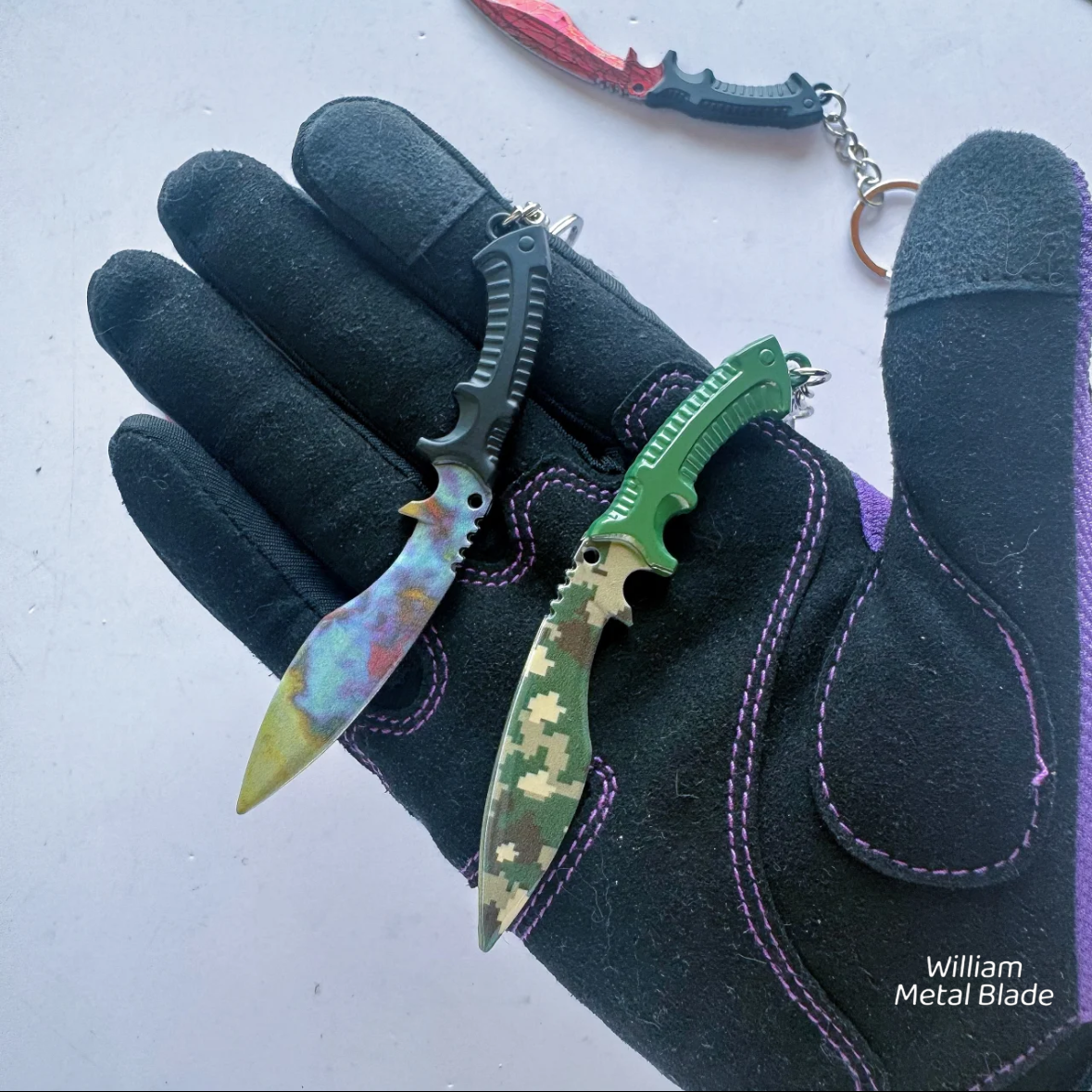 5 Optins Game Skin Mini Nepal Kukri Knives Keychains