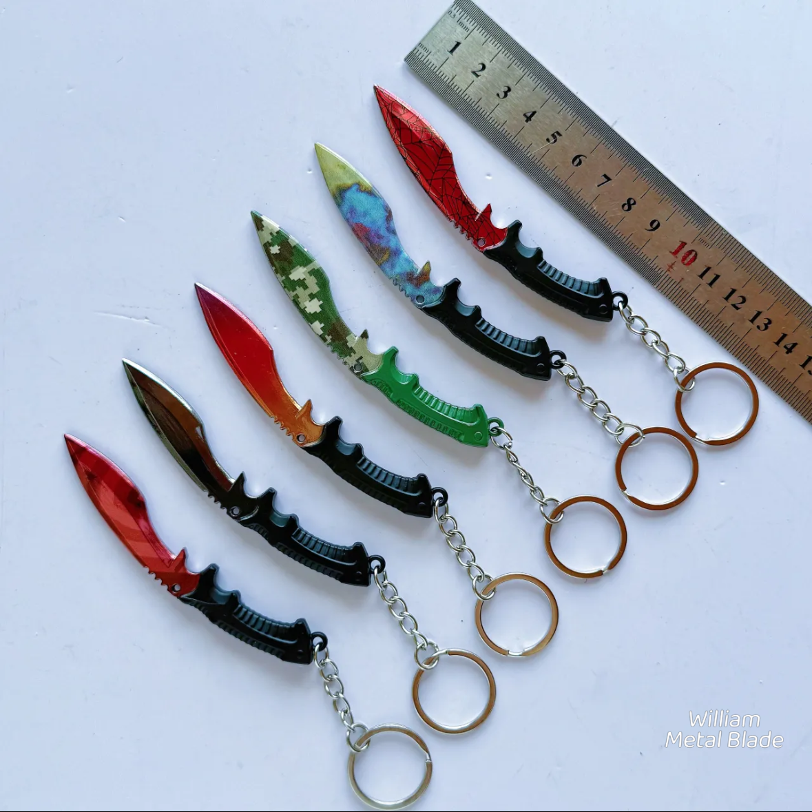 5 Optins Game Skin Mini Nepal Kukri Knives Keychains