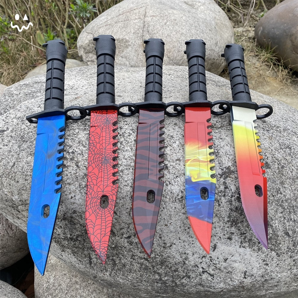 6.1oz Solid Resin Rare Skin M9 Dagger