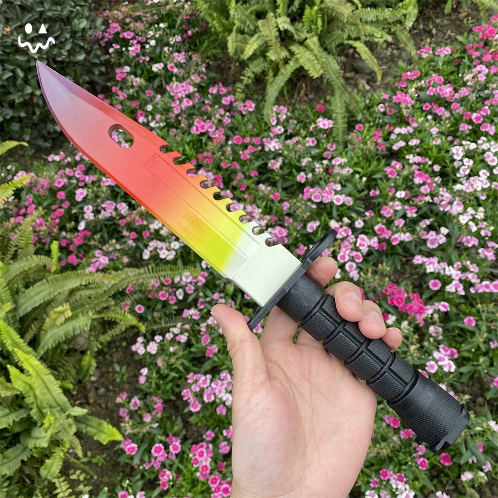 6.1oz Solid Resin Rare Skin M9 Dagger