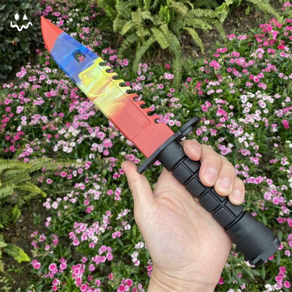 6.1oz Solid Resin Rare Skin M9 Dagger