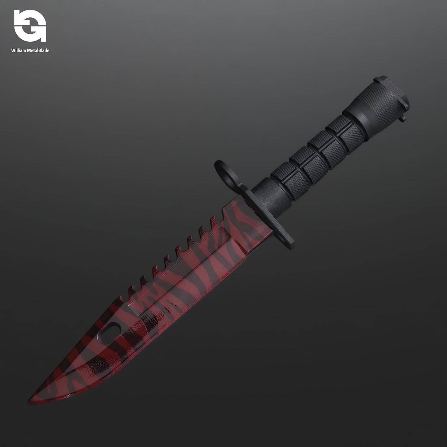 6.1oz Solid Resin Rare Skin M9 Dagger