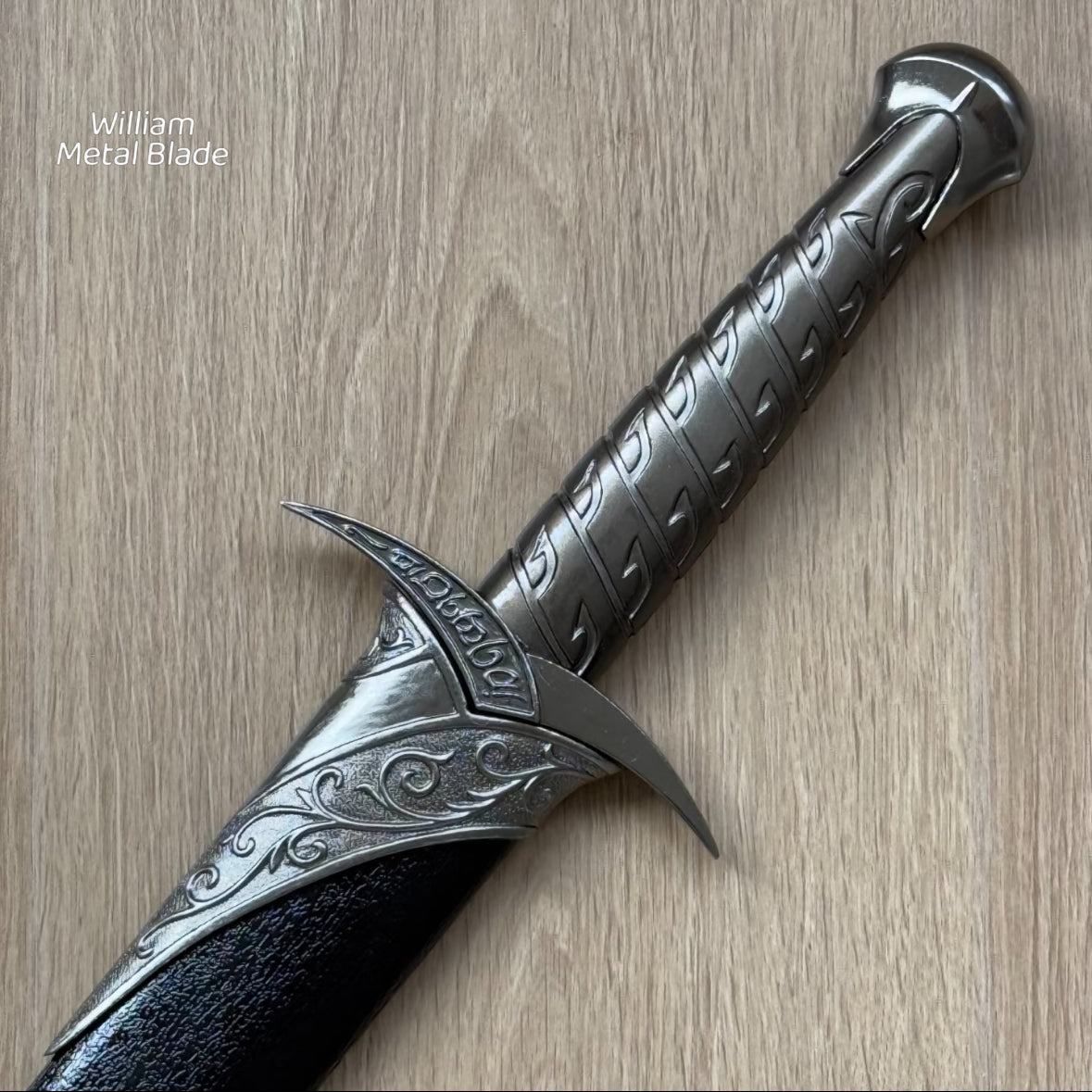 60CM/23.6" Bilbo Baggins Sword Steel Blunt Blade Display Weapon