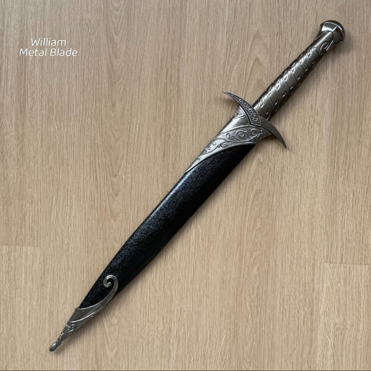 60CM/23.6" Bilbo Baggins Sword Steel Blunt Blade Display Weapon