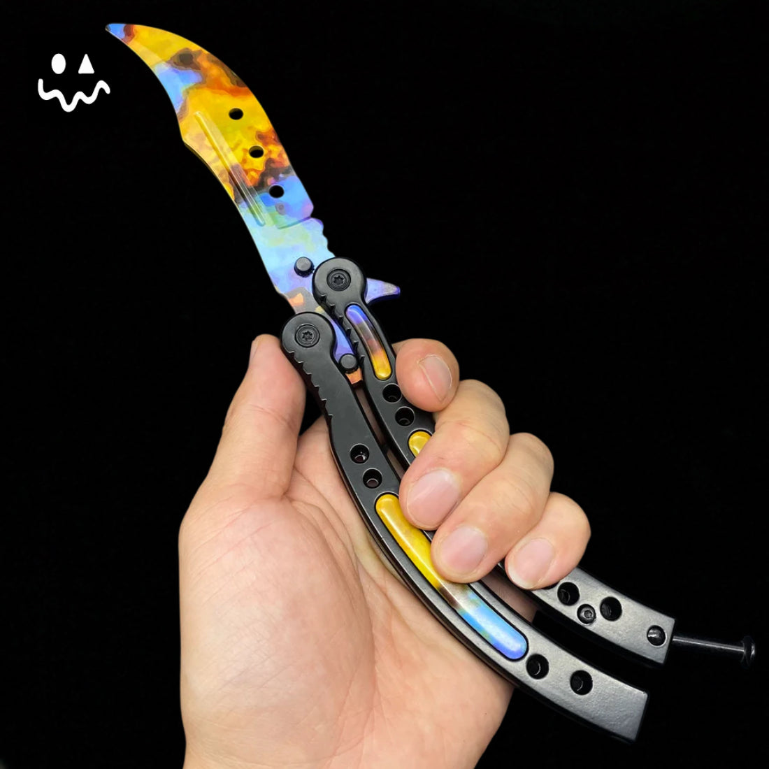 CS Balisong Blunt Blade Trainer Metal Replica Collection