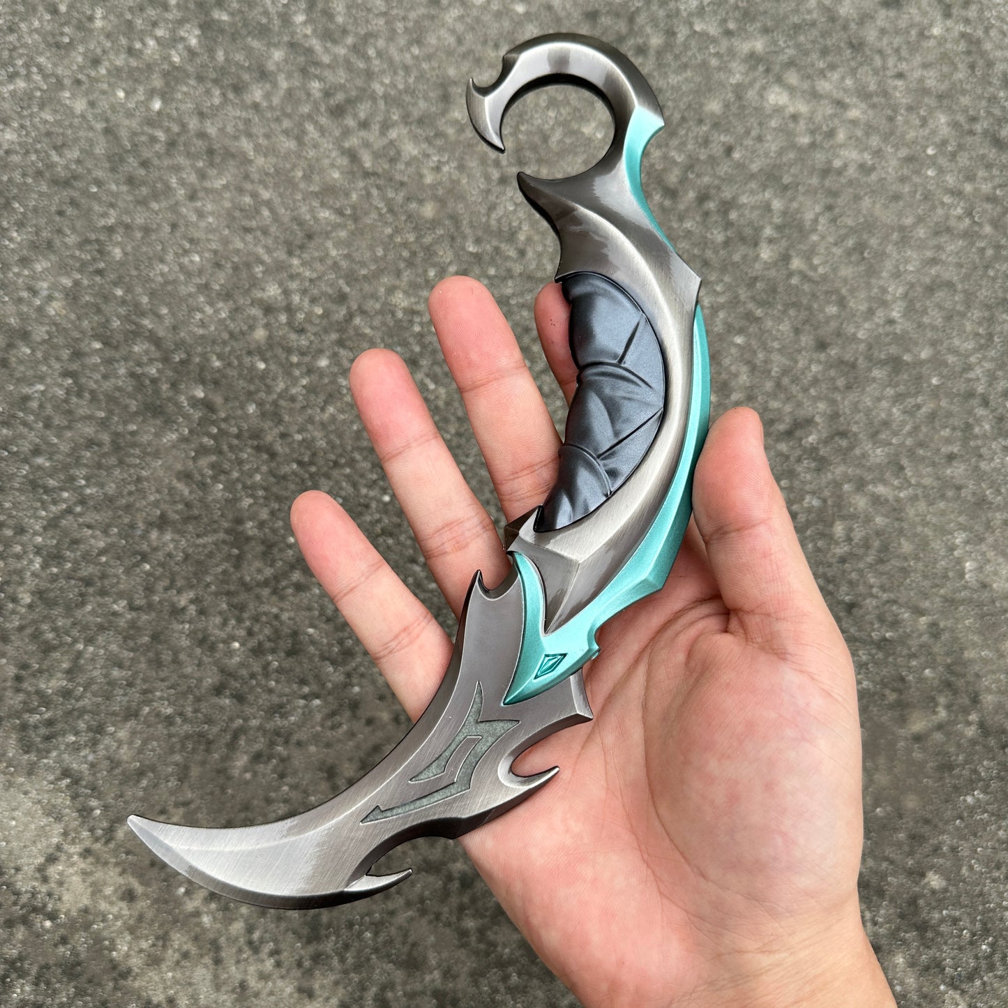 Reaver Karambit Metal Blunt Blade Trainer Cosplay Prop Game Replica