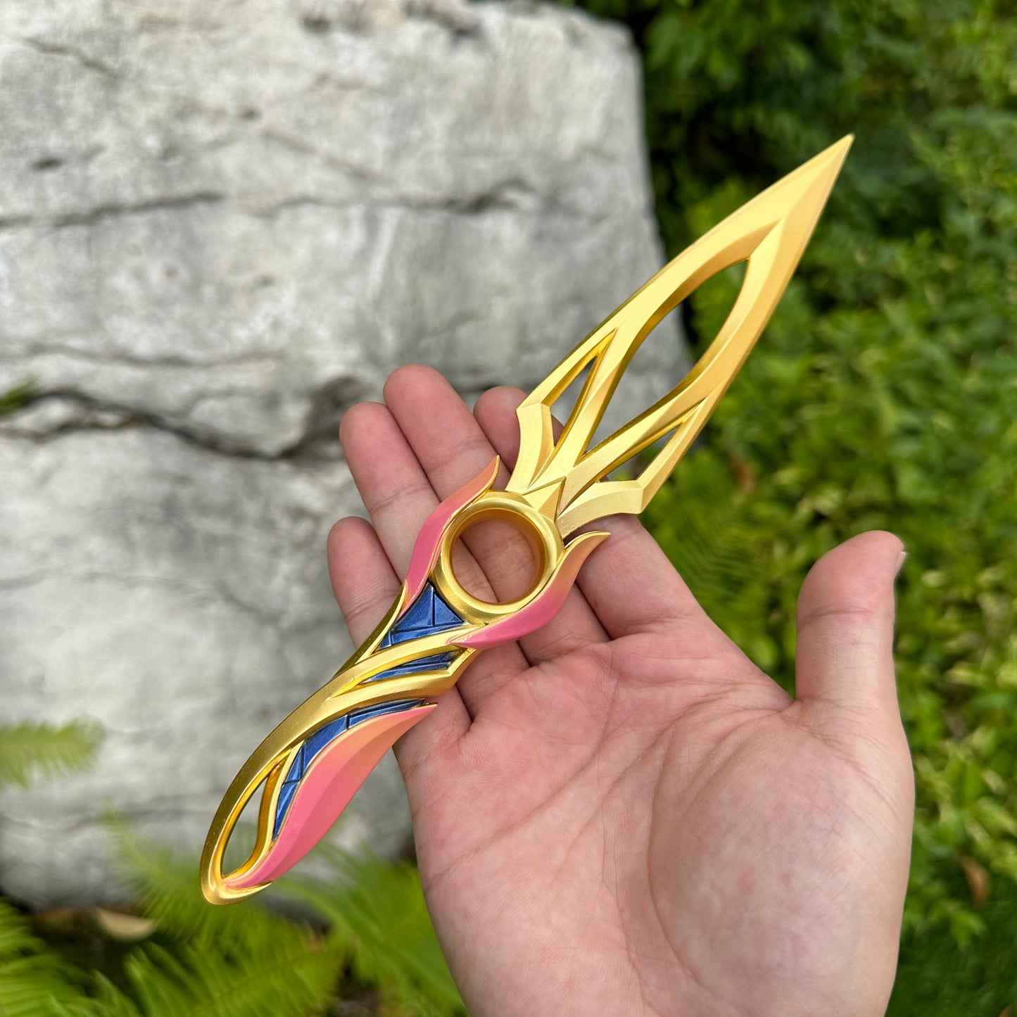 Mystbloom Kunai Kuronami no Yaiba Blades Of Primordia Mini Metal Replica