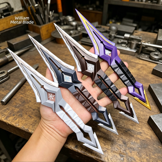 23CM/9.0" Kuronami Naru-Kami Metal Blunt Blade Kunai