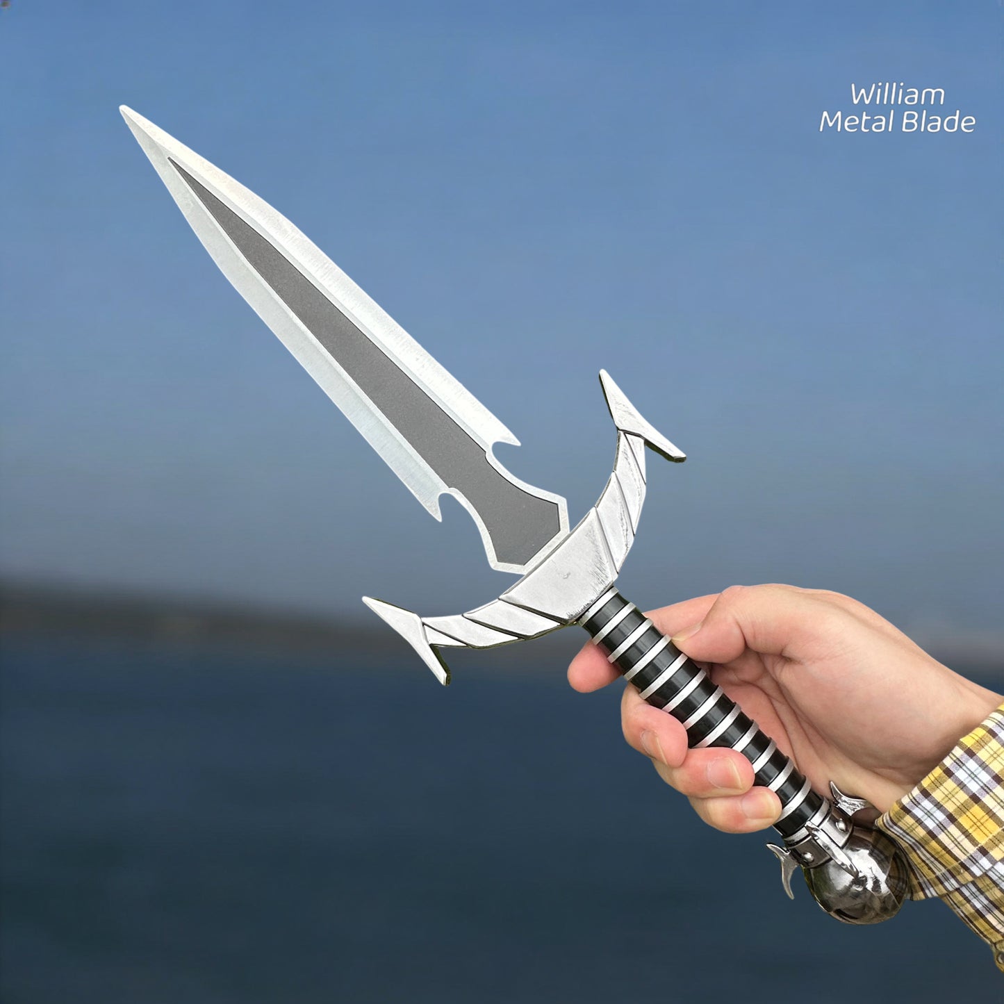 Steel Mehrunes Dagon Razor Dagon Dagger Blunt Blade 1:1 Replica