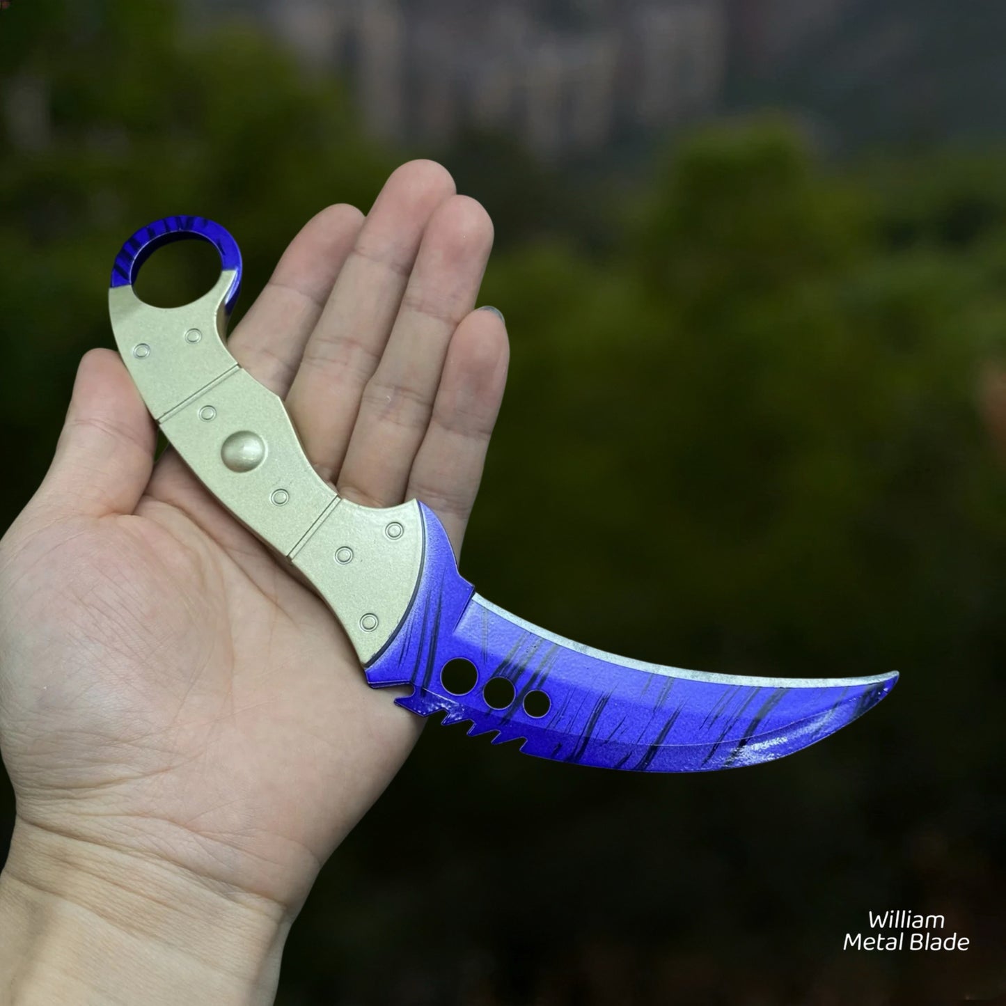Alloy Version GO Game Metal Knife Blunt Blade