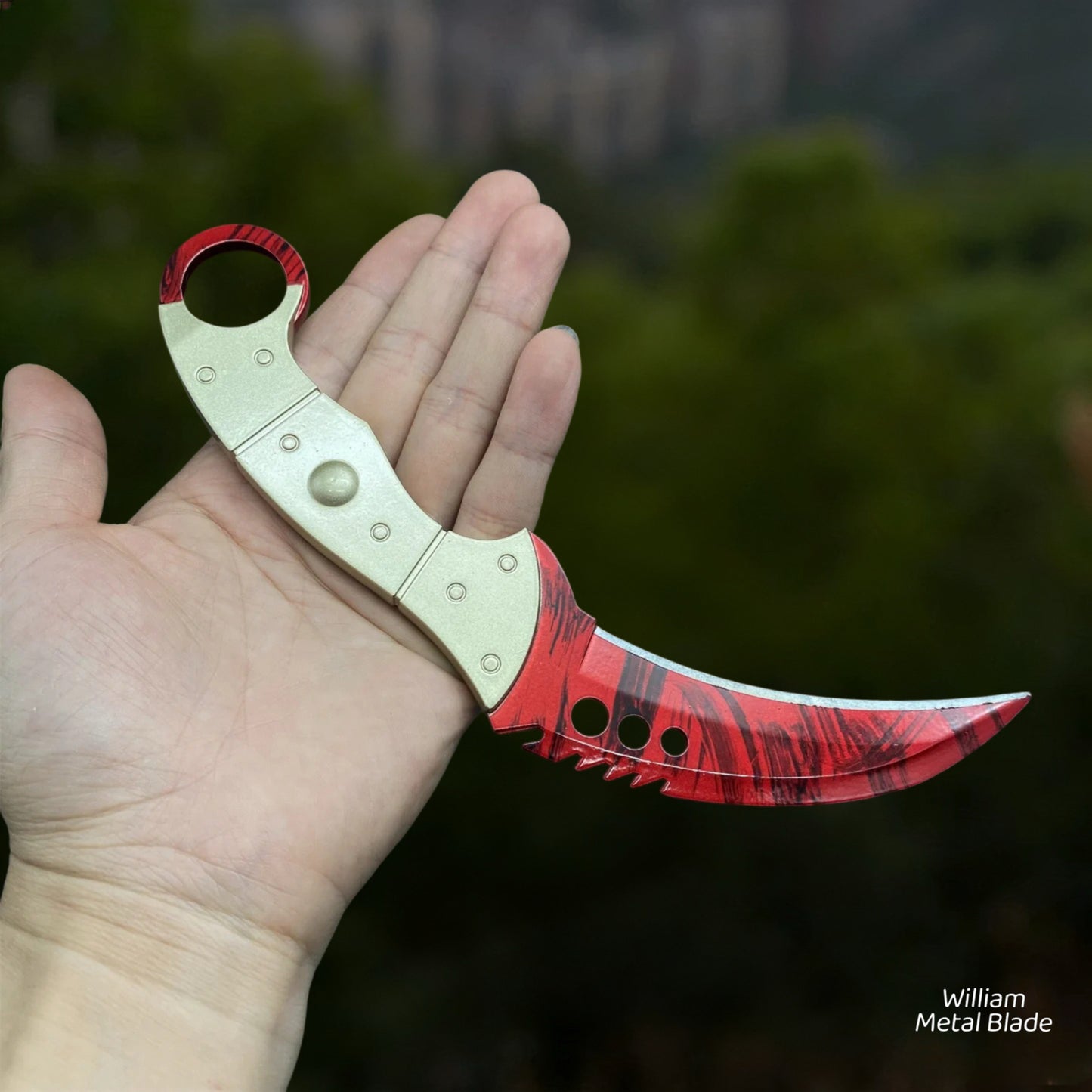 Alloy Version GO Game Metal Knife Blunt Blade
