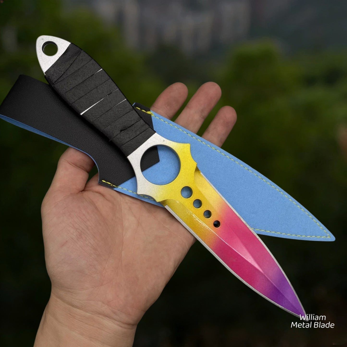 Alloy Version GO Game Metal Knife Blunt Blade