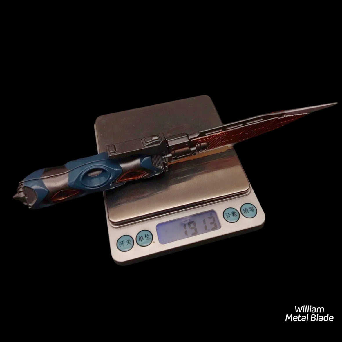 Arena Breakout LED Light Tactical Knife Metal Blunt Blade Replica