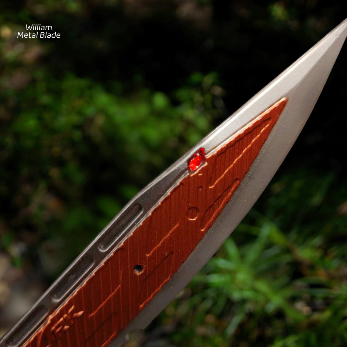 Arena Breakout LED Light Tactical Knife Metal Blunt Blade Replica