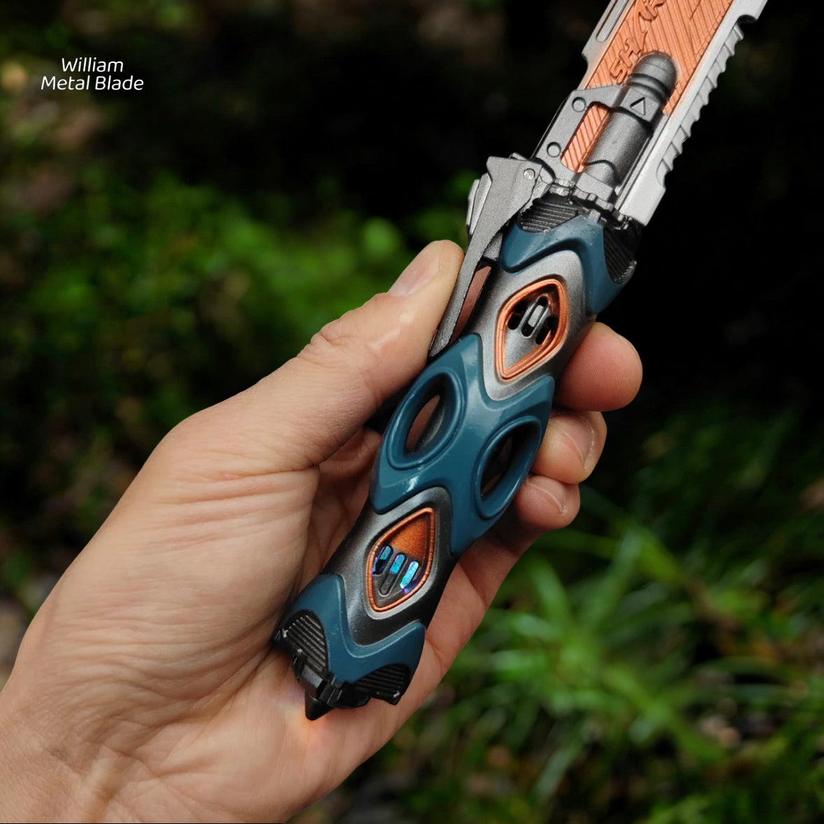 Arena Breakout LED Light Tactical Knife Metal Blunt Blade Replica