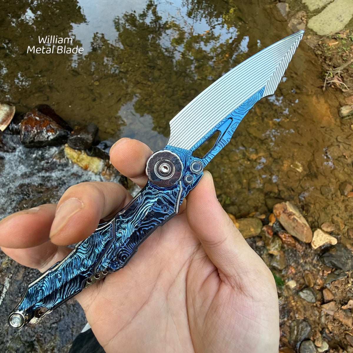 Arena Breakout S07 Folding Knife Metal Mini Replica
