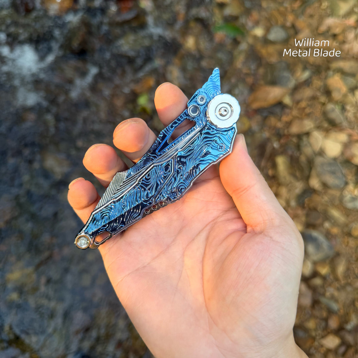 Arena Breakout S07 Folding Knife Metal Mini Replica