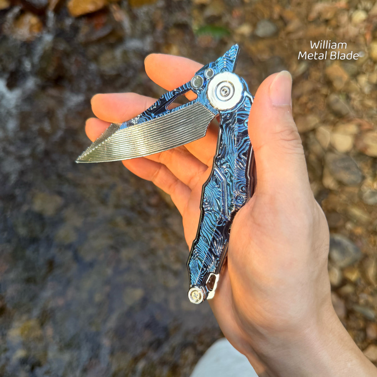 Arena Breakout S07 Folding Knife Metal Mini Replica