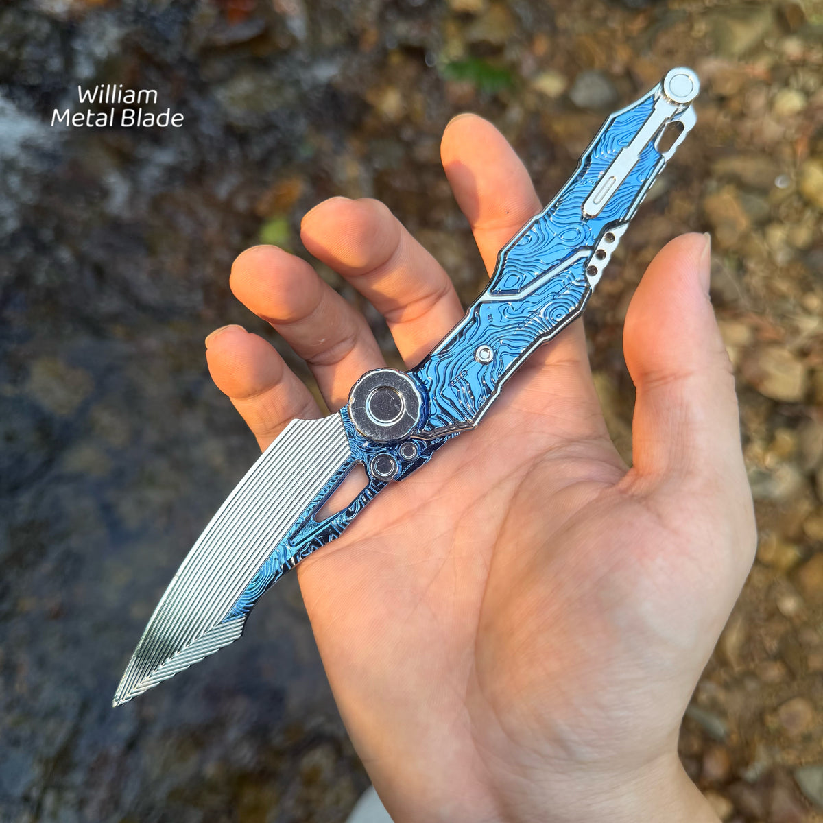 Arena Breakout S07 Folding Knife Metal Mini Replica