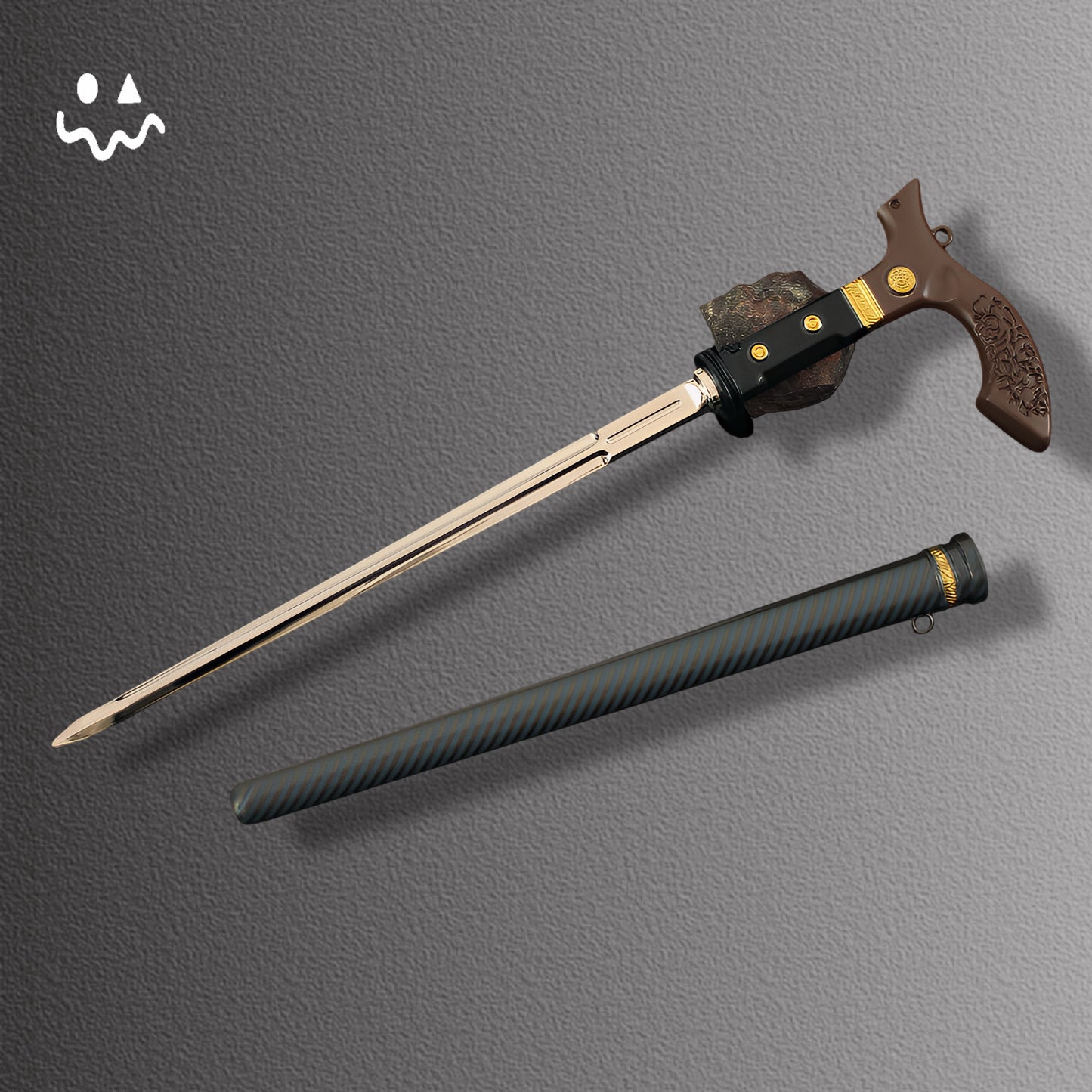 27cm/10.6'' Arena Breakout Judgment Cane Sword Metal Replica