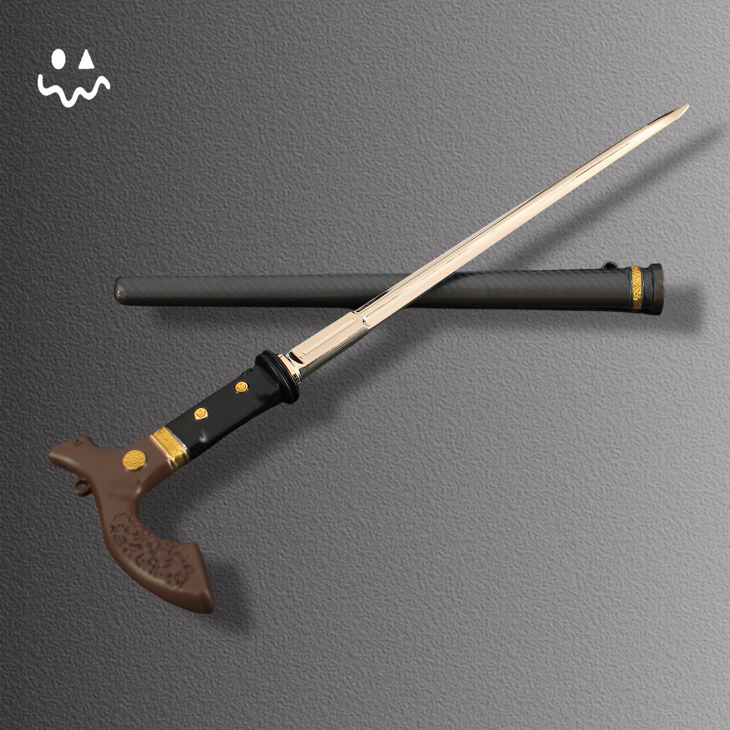 27cm/10.6'' Arena Breakout Judgment Cane Sword Metal Replica