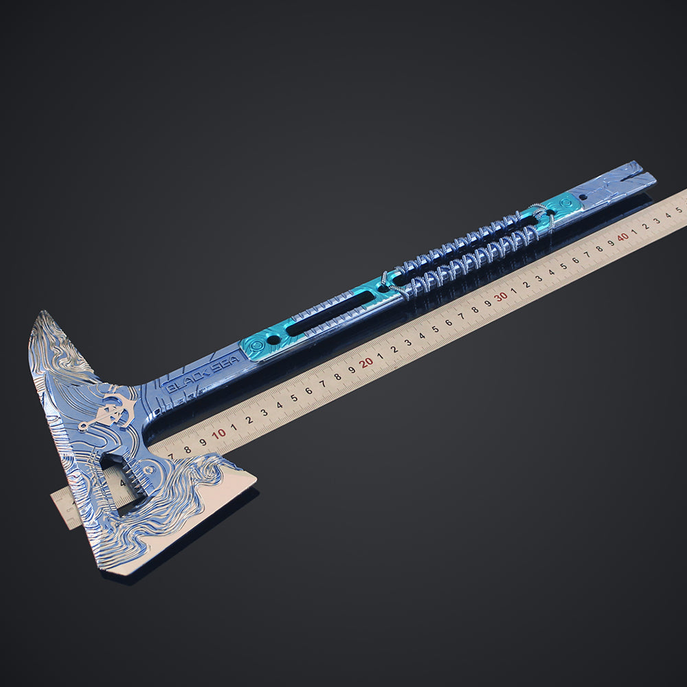 35CM/8.6" Delta Force Black Sea Tactical Axe Metal Replica
