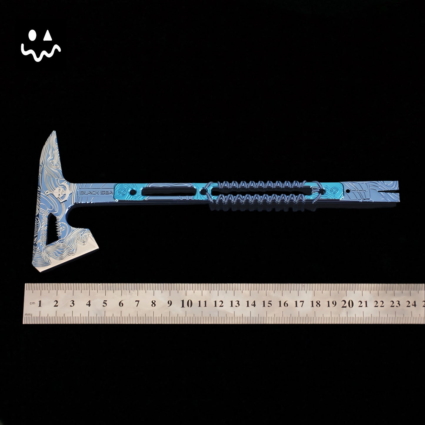 35CM/8.6" Delta Force Black Sea Tactical Axe Metal Replica