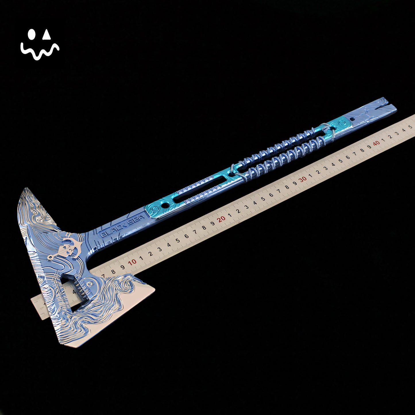 35CM/8.6" Delta Force Black Sea Tactical Axe Metal Replica
