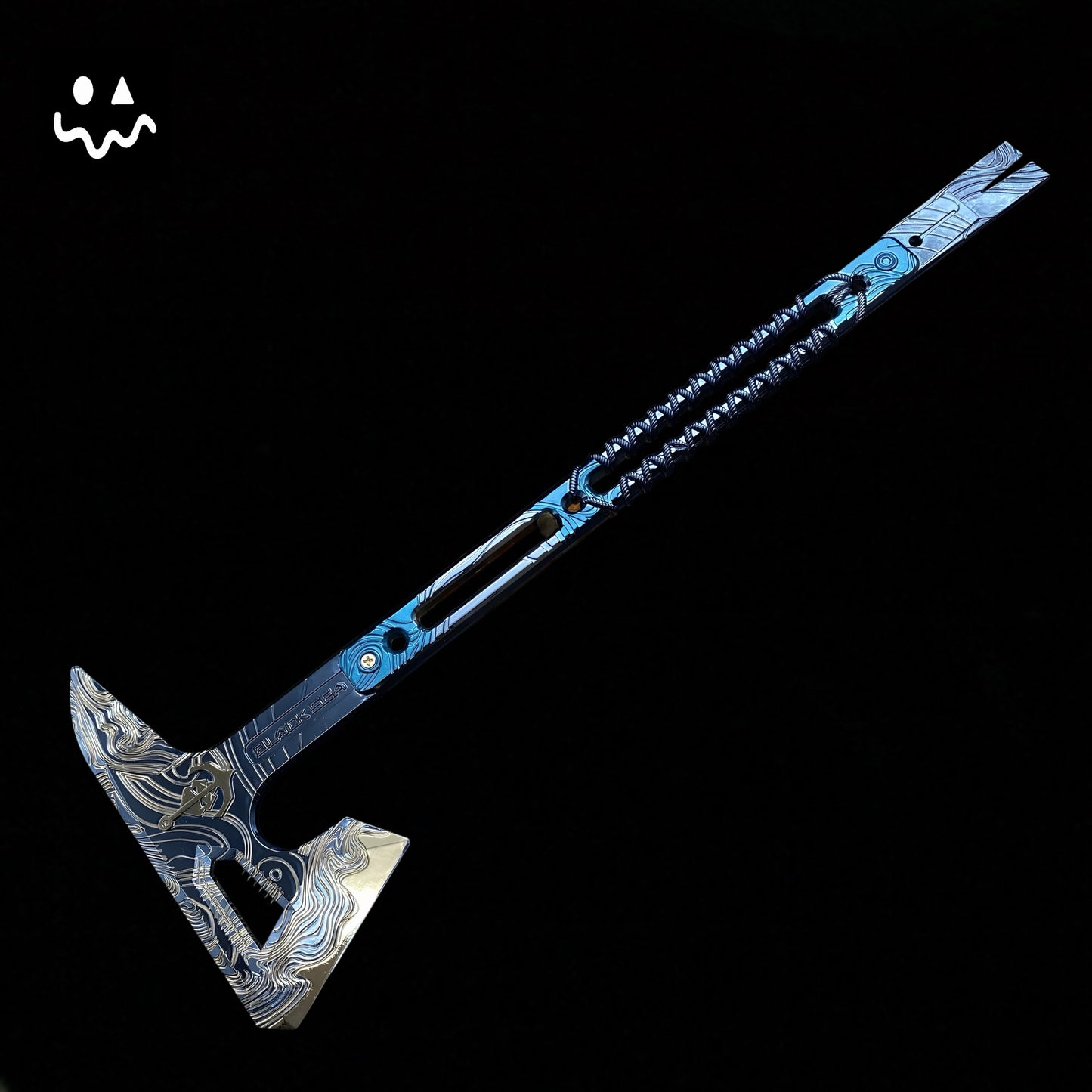 35CM/8.6" Delta Force Black Sea Tactical Axe Metal Replica