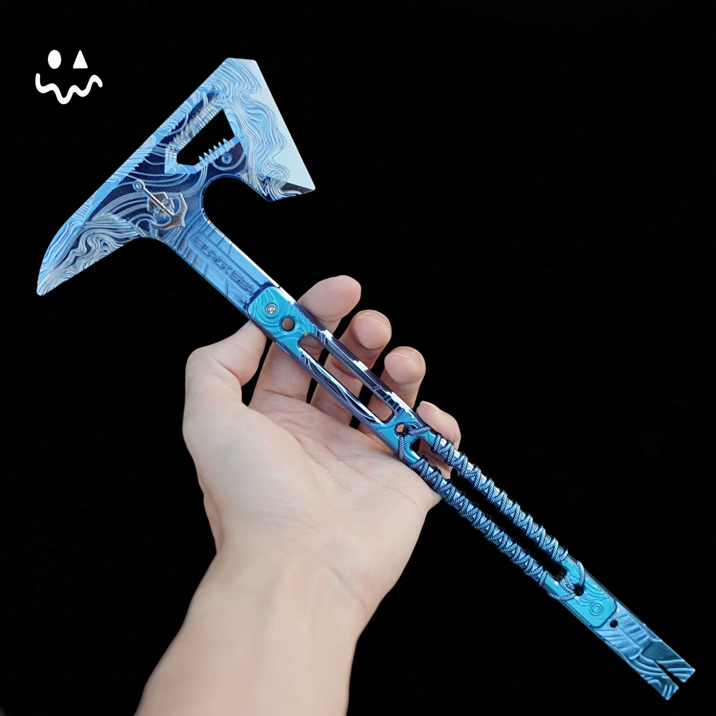 35CM/8.6" Delta Force Black Sea Tactical Axe Metal Replica