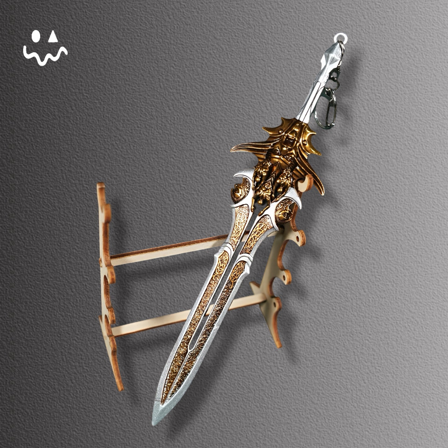 GOW Silver Blade Of Olympus Metal Replica 22CM/8.6"