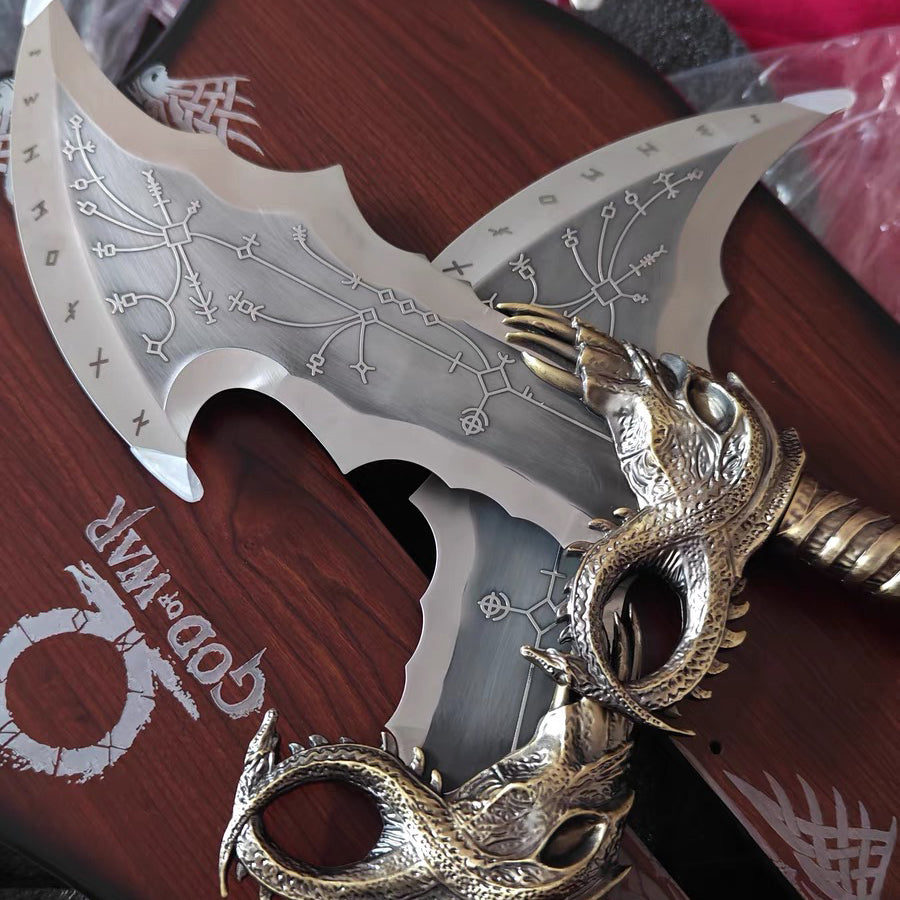 Blades of Chaos Life-size Metal Replica