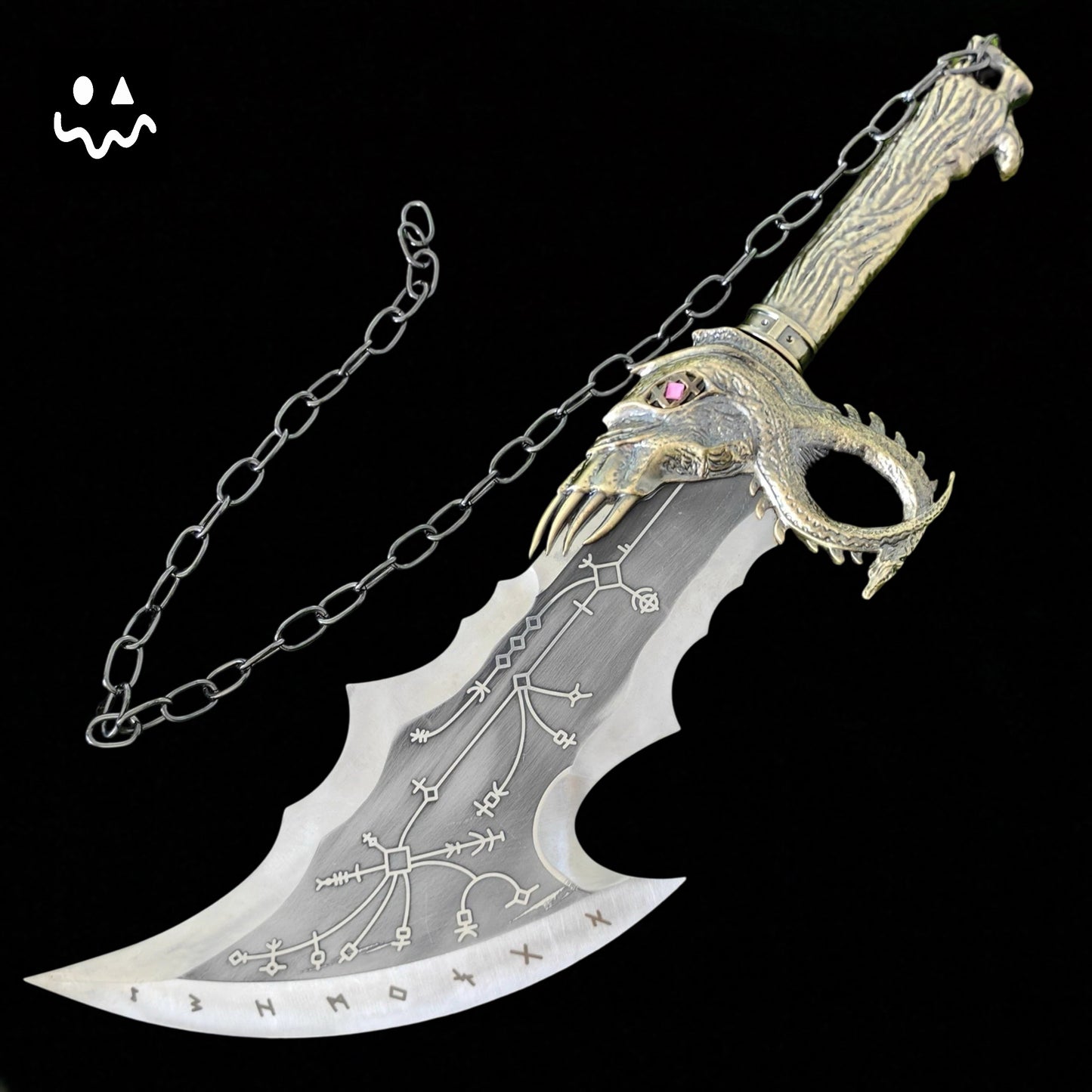 Blades of Chaos Life-size Metal Replica