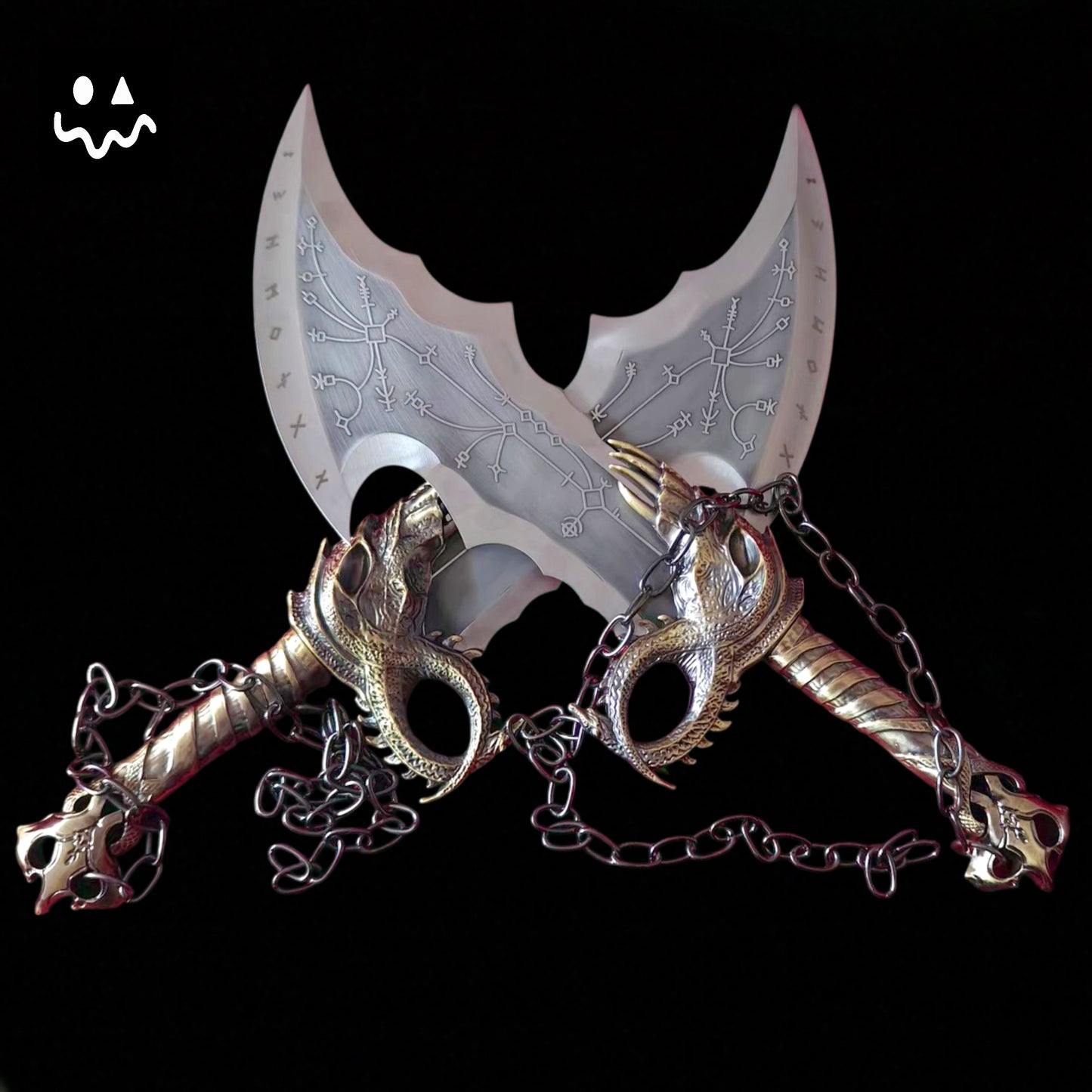 Blades of Chaos Life-size Metal Replica