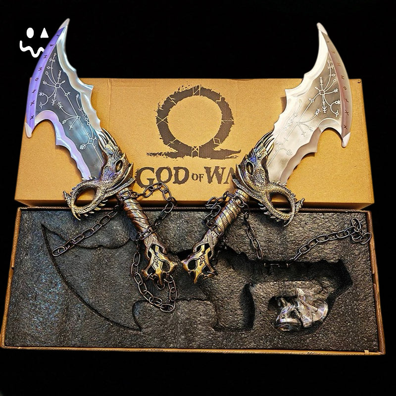 Blades of Chaos Life-size Metal Replica