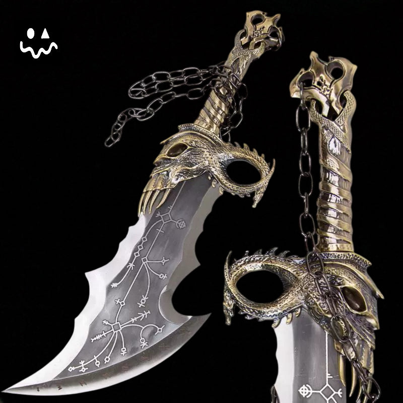 Blades of Chaos Life-size Metal Replica