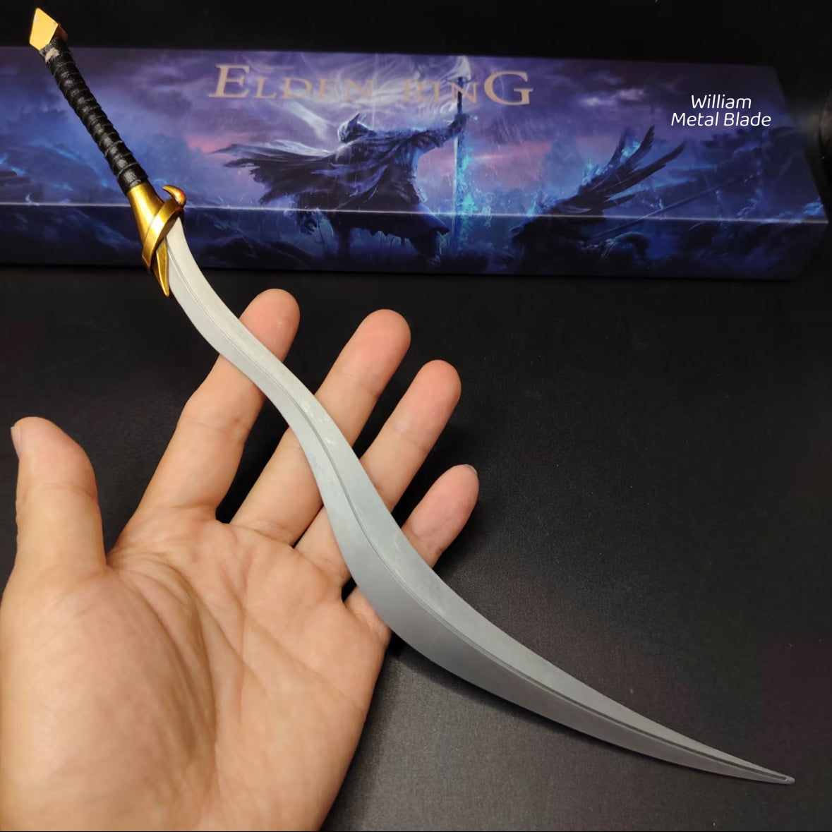 Elden Ring Bloodhound's Fang Metal Mini Replica